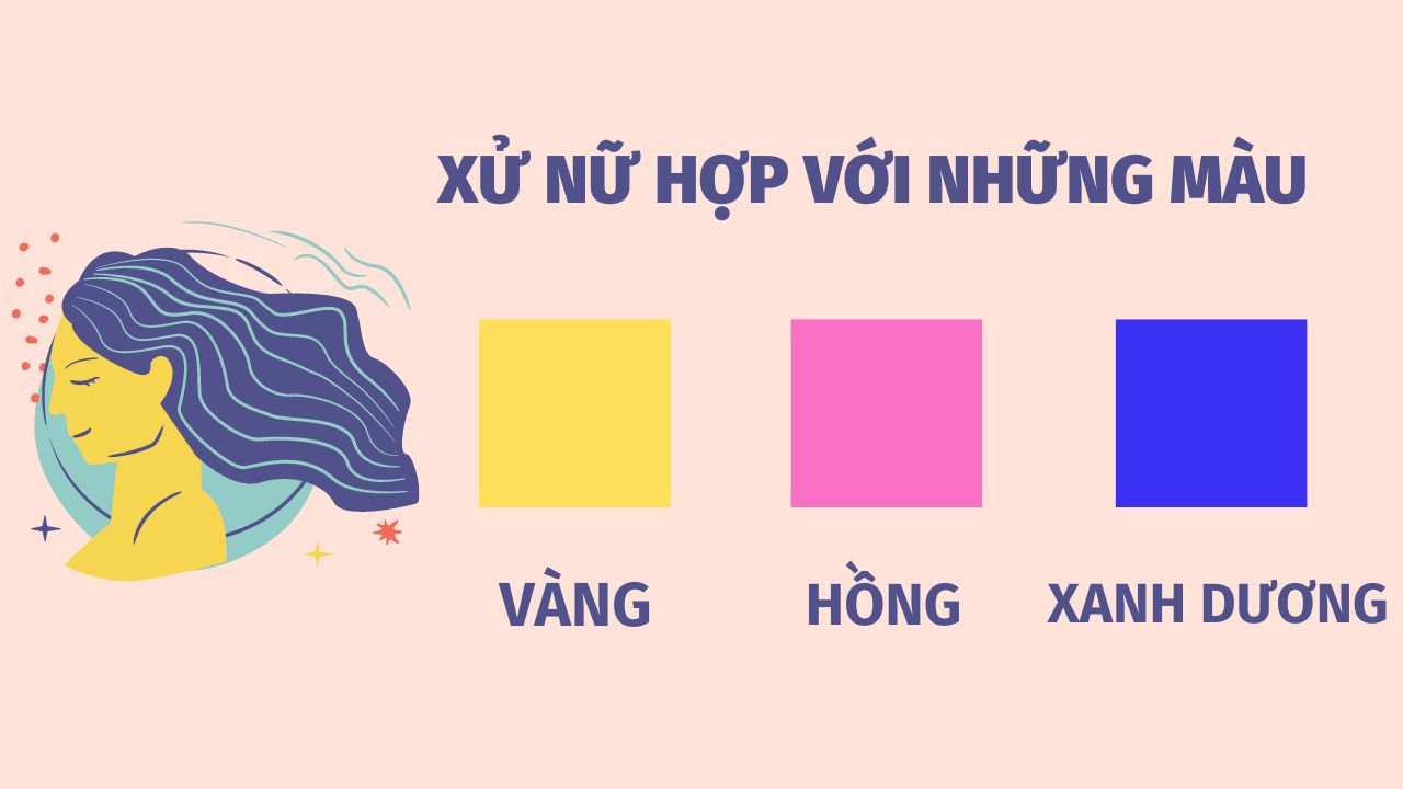 Màu sắc hợp và kỵ với cung Xử Nữ