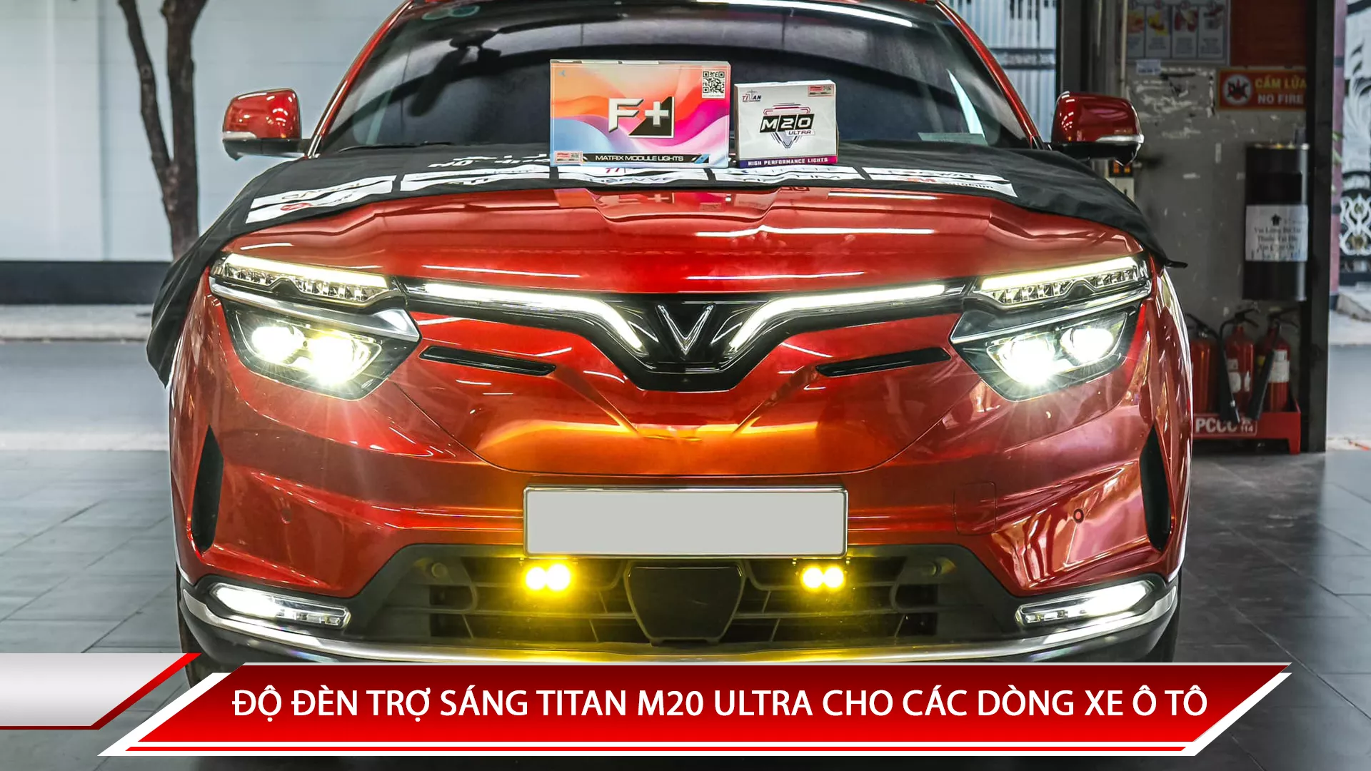 ĐỘ ĐÈN TRỢ SÁNG TITAN M20 ULTRA CHO CÁC DÒNG XE Ô TÔ