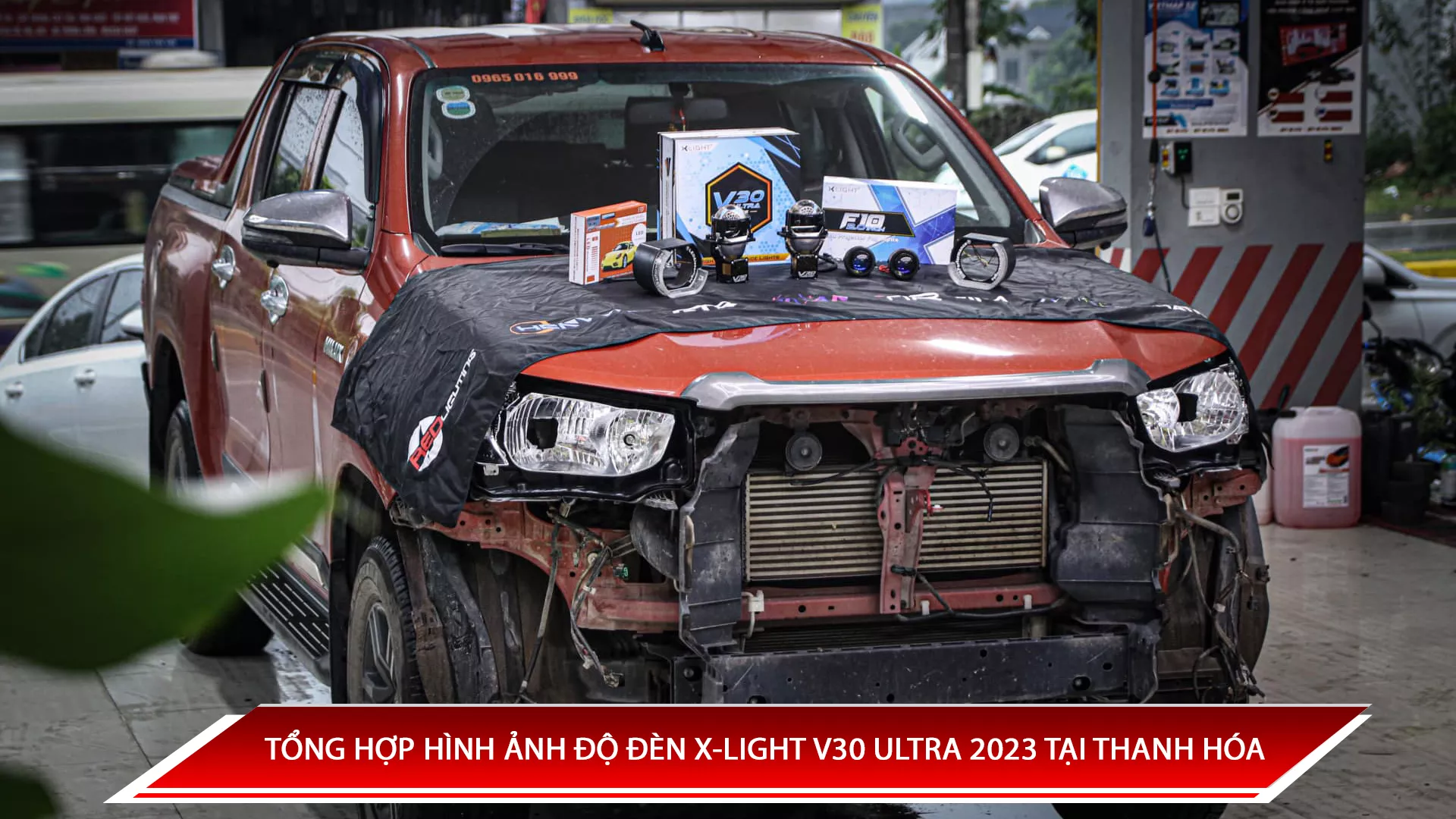 TỔNG HỢP HÌNH ẢNH ĐỘ ĐÈN BI LED X-LIGHT V30 ULTRA 2023 TẠI THANH HÓA