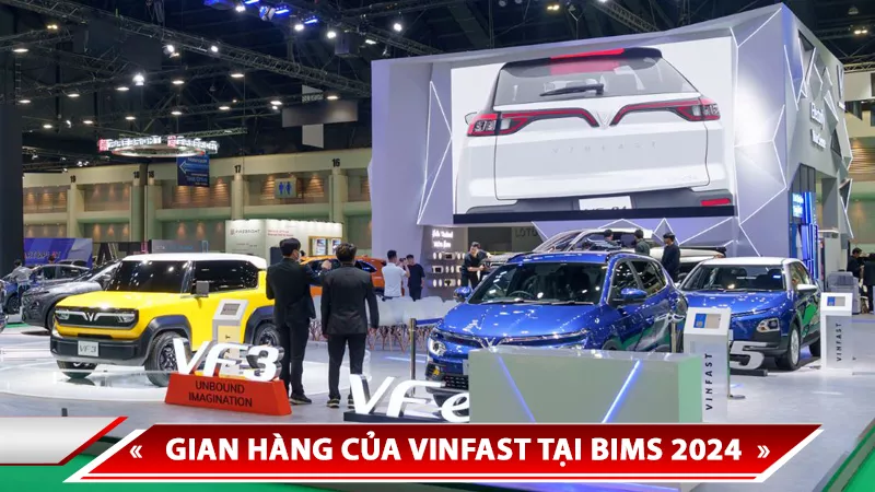 LỘ DIỆN NHỮNG HÌNH ẢNH ĐẦU TIÊN CỦA “QUẦY BAR VINFAST” TẠI BANGKOK INTERNATIONAL MOTOR SHOW 2024