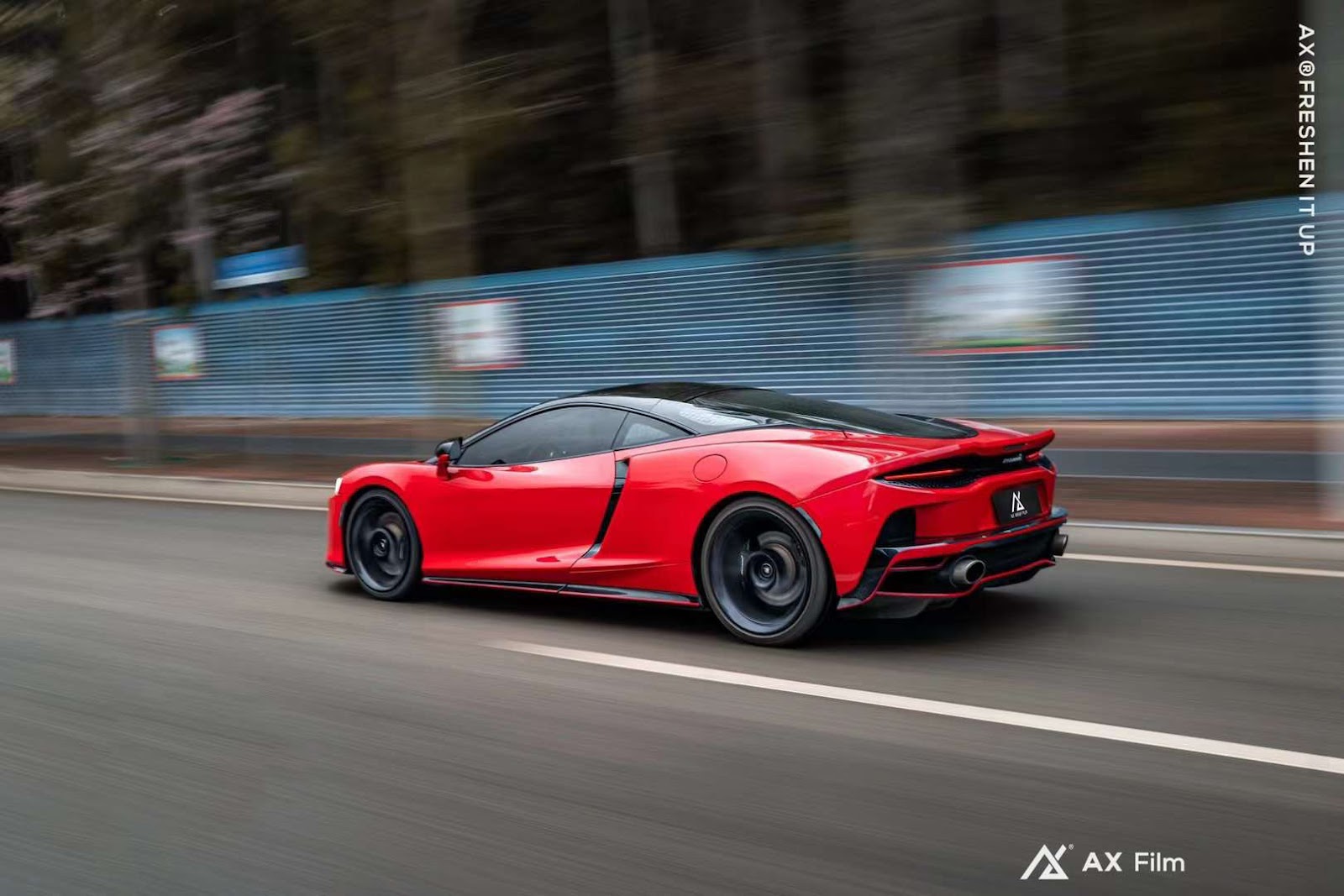 Sieu Xe Mclaren Dan Ax Wrap Film Mau Carmine Red 5