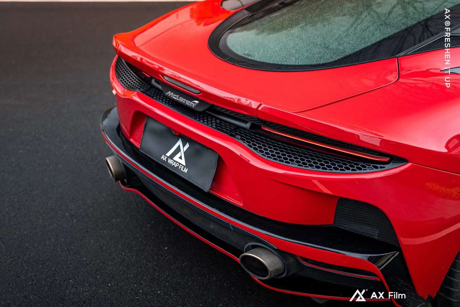 Sieu Xe Mclaren Dan Ax Wrap Film Mau Carmine Red 4