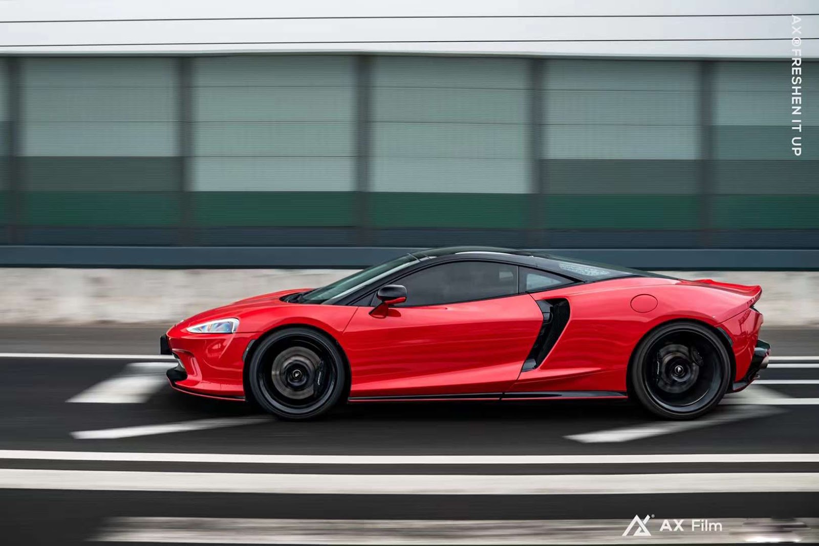 Sieu Xe Mclaren Dan Ax Wrap Film Mau Carmine Red 8