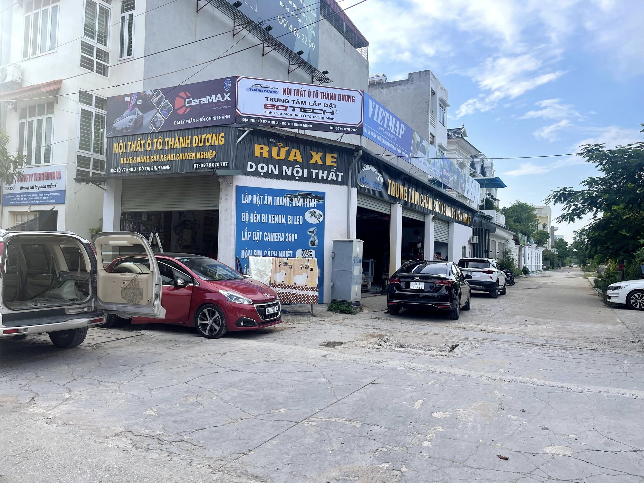 độ đèn led nội thất ô tô thanh hóa