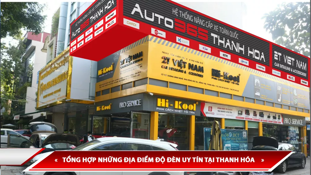 Độ đèn thanh hóa: tổng hợp các Garage độ đèn uy tín