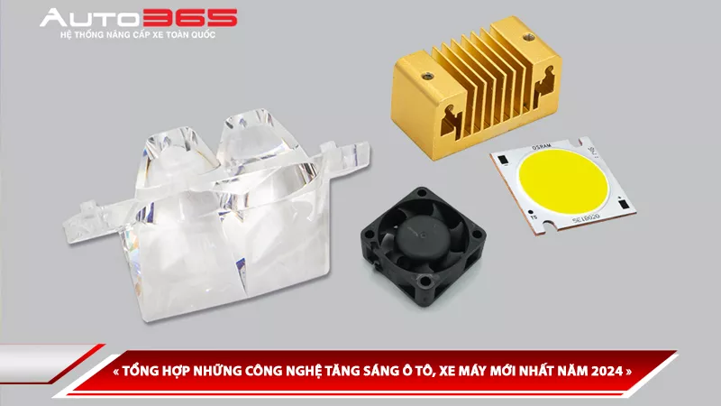 TỔNG HỢP NHỮNG CÔNG NGHỆ TĂNG SÁNG Ô TÔ, XE MÁY MỚI NHẤT NĂM 2024