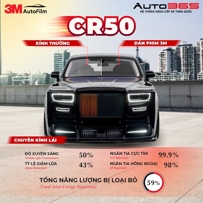 Mitsubishi Xforce Dan Phim Cach Nhiet 3m Crystalline Pro 4