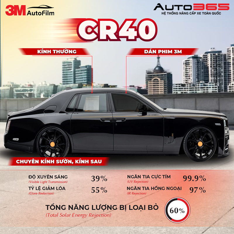 Mitsubishi Xforce Dan Phim Cach Nhiet 3m Crystalline Pro 5