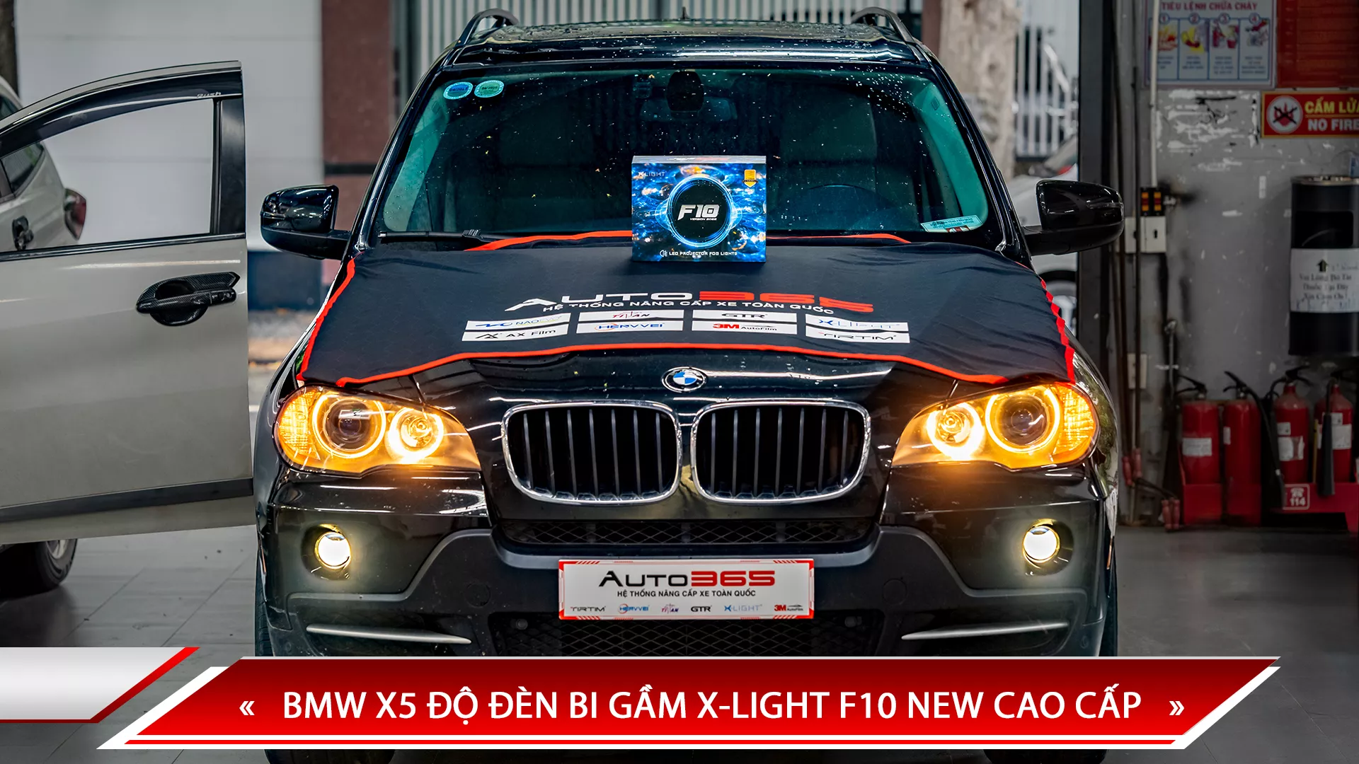 BMW X5 ĐỘ ĐÈN BI GẦM X-LIGHT F10 NEW CAO CẤP