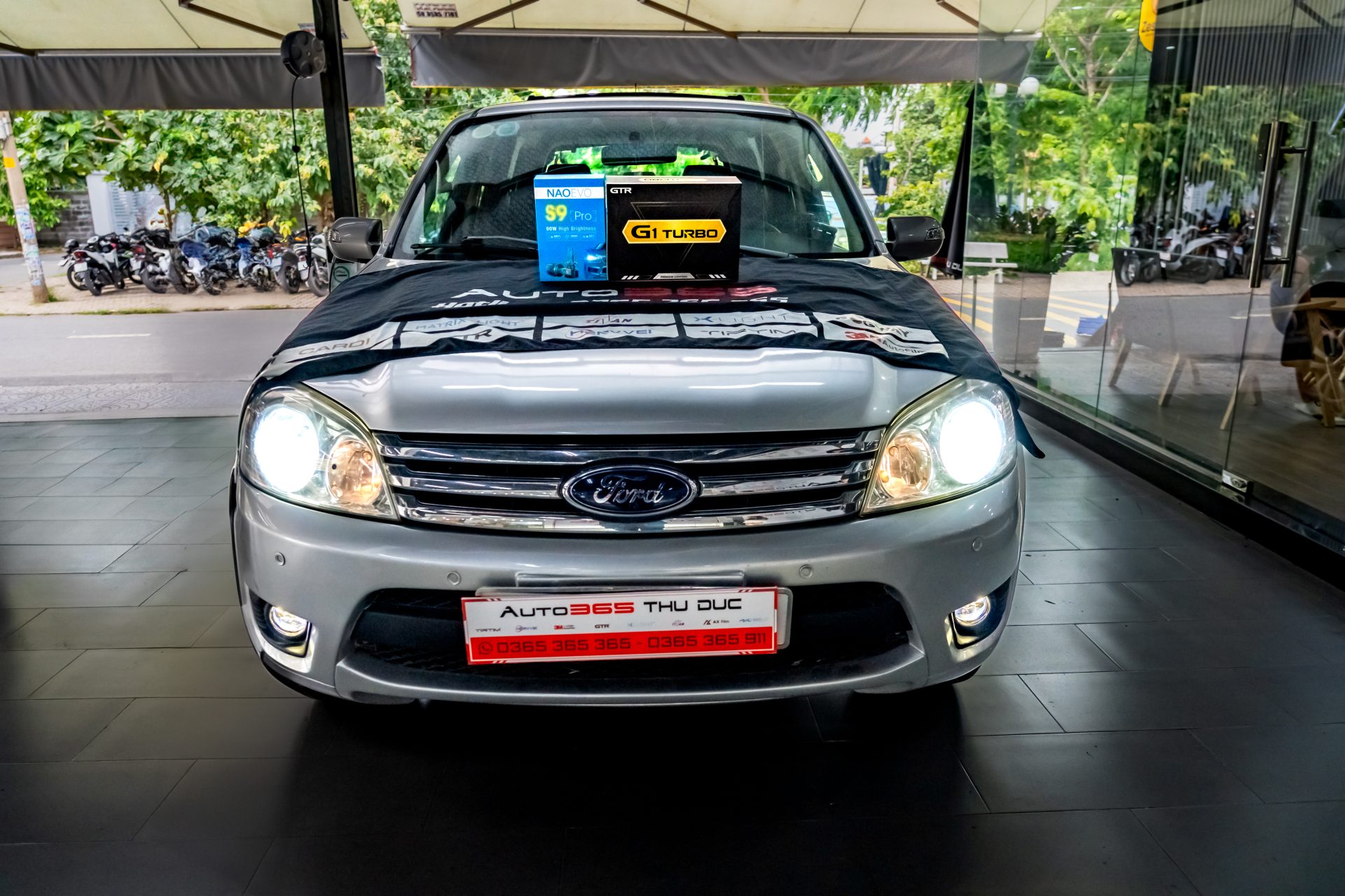 Nang Cap Ford Escape Do Den Naoevo S9 Pro Va G1 Turbo 2