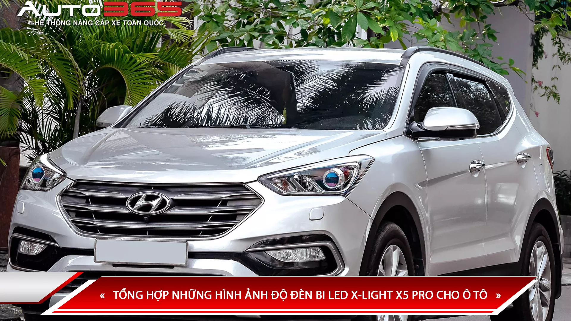 TỔNG HỢP NHỮNG HÌNH ẢNH ĐỘ ĐÈN BI LED X-LIGHT X5 PRO CHO Ô TÔ