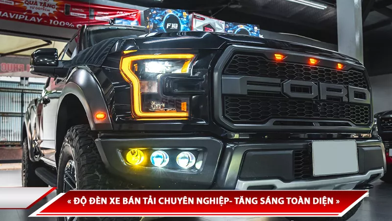 ĐỘ ĐÈN XE BÁN TẢI CHUYÊN NGHIỆP- TĂNG SÁNG TOÀN DIỆN