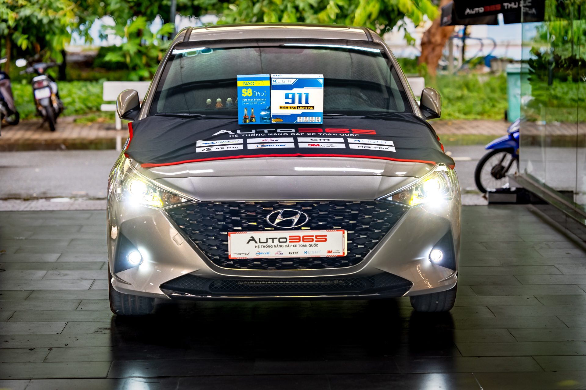Hyundai Accent Do Den Bi Led X Light 911 Va NaoEvo S8 Pro 15