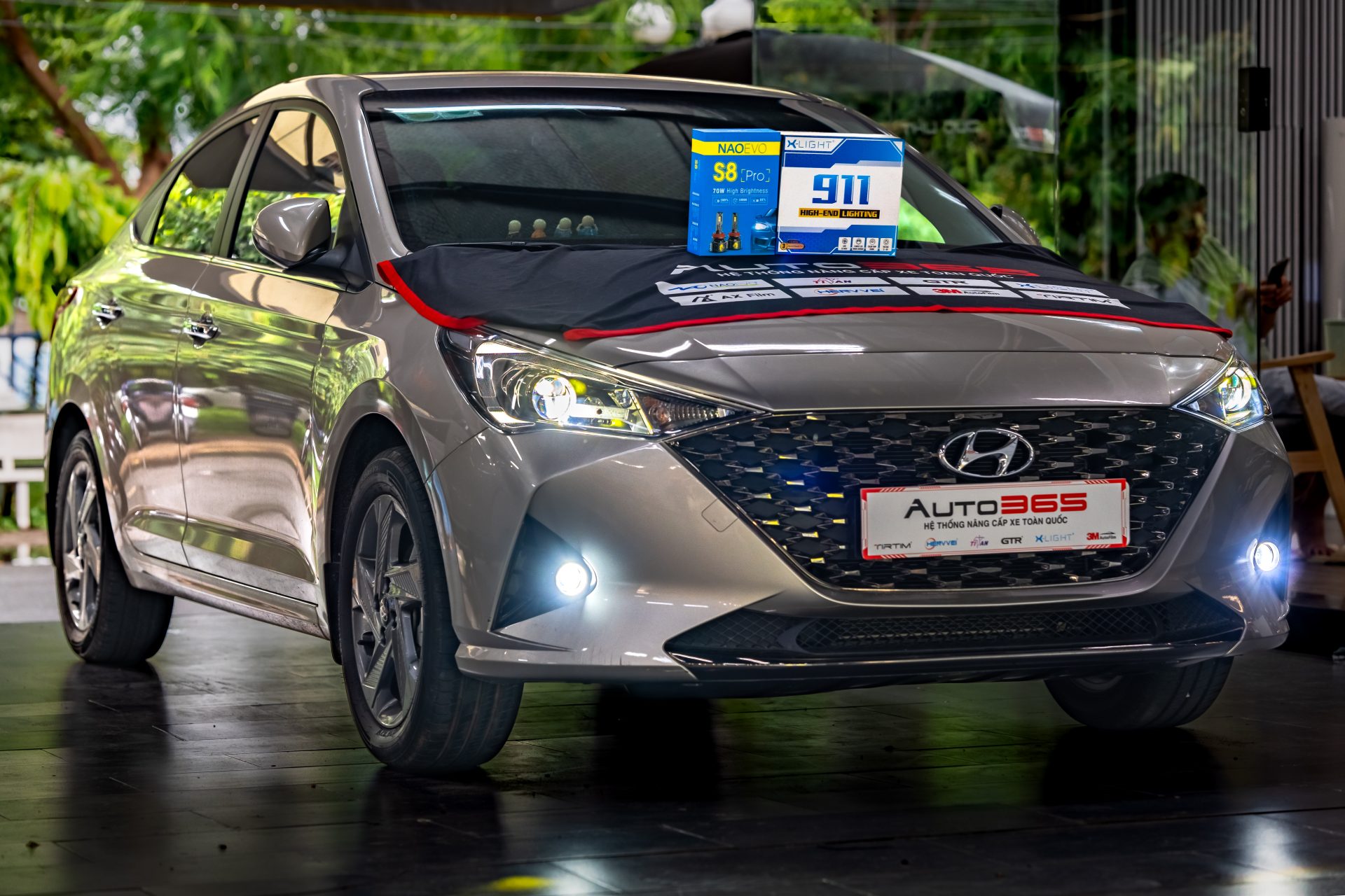 Hyundai Accent Do Den Bi Led X Light 911 Va NaoEvo S8 Pro 16