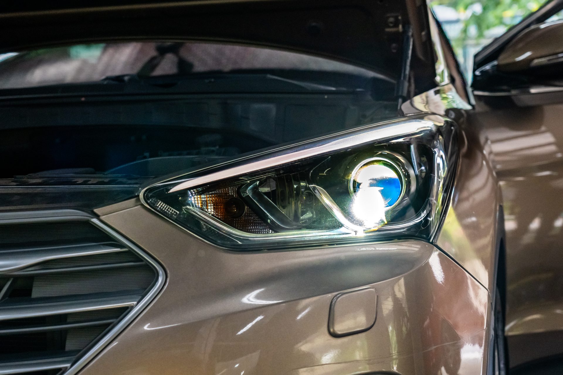 Nang Cap Hyundai Santafe Do Den Naoevo S9 Pro Va V30 Ultra 3