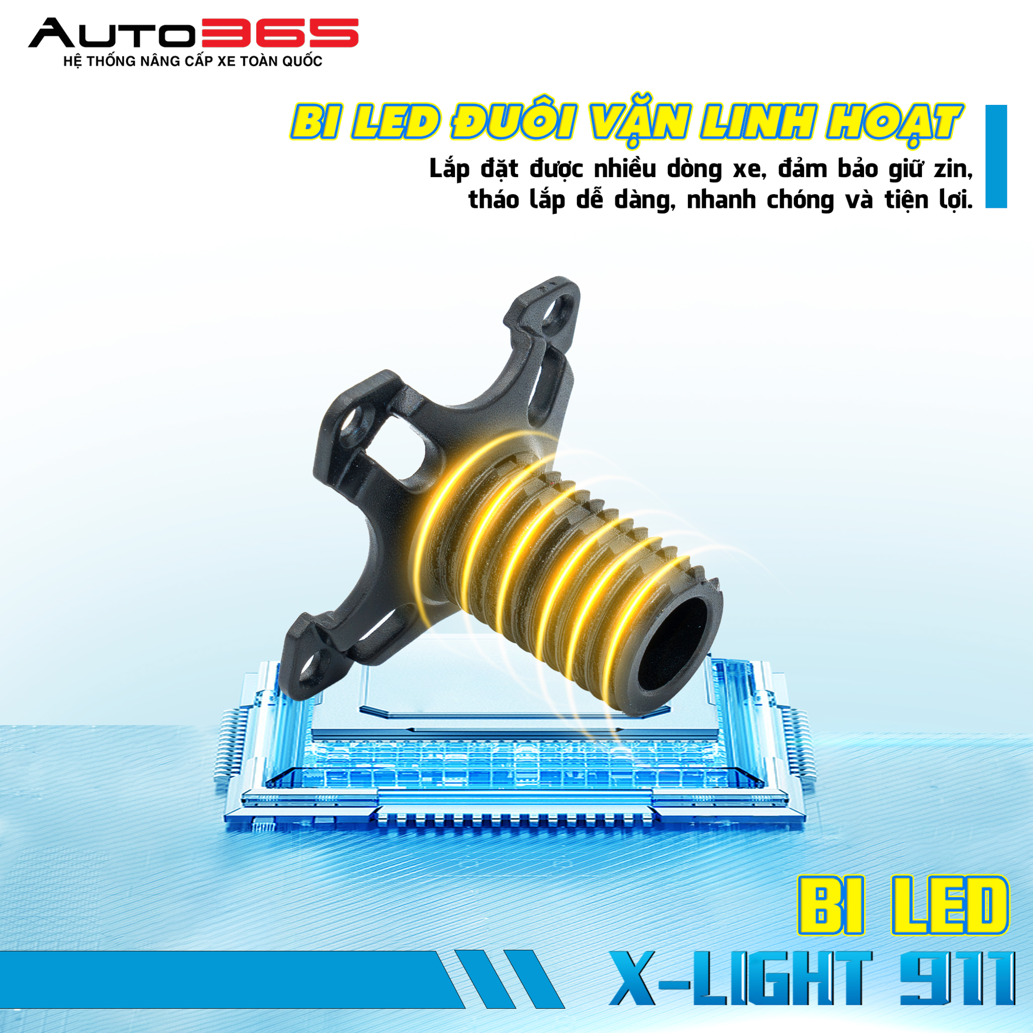 Toyota Camry Do Den Bi Led X Light 911 4