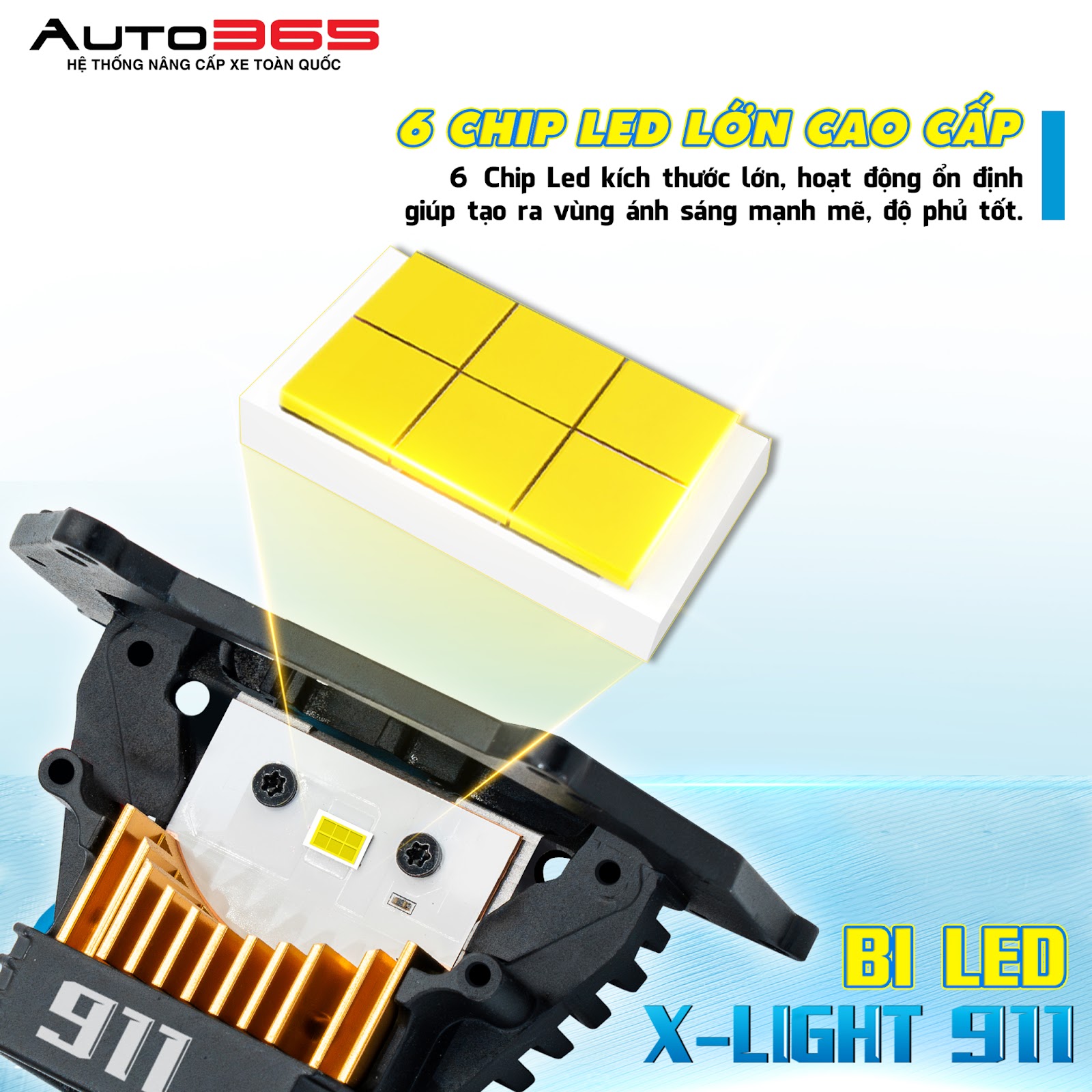 X Light 911 Bi Led Tro Pha Top 1 2