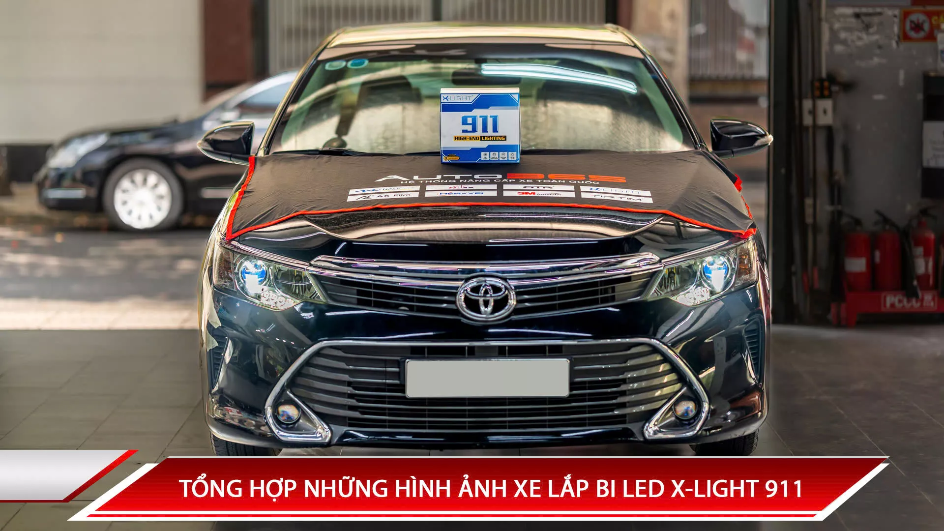 TỔNG HỢP NHỮNG HÌNH ẢNH XE LẮP BI LED X-LIGHT 911