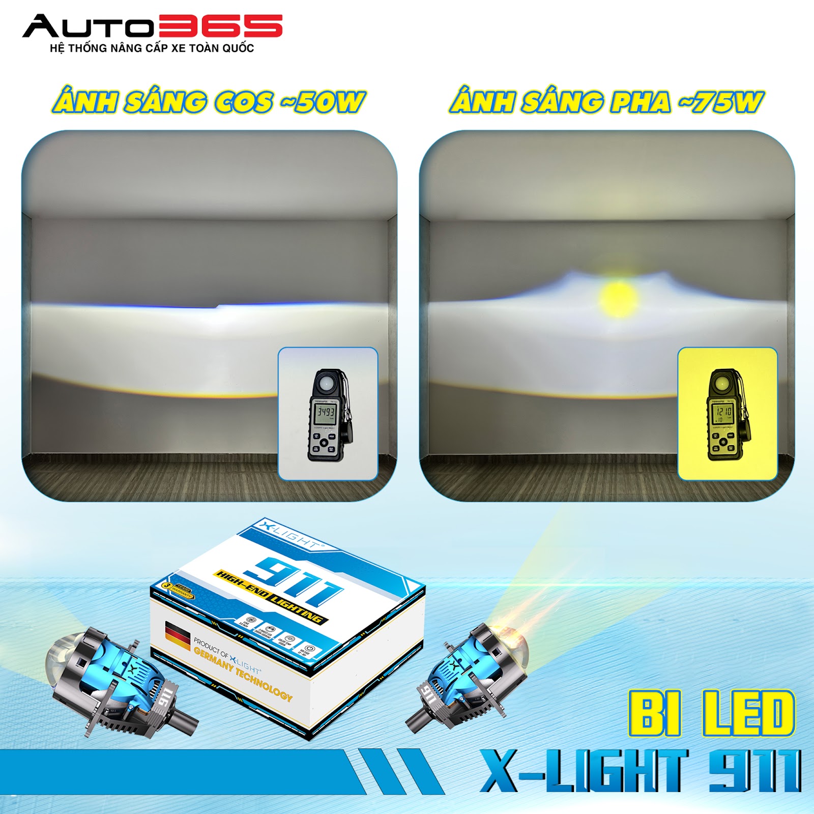 Kha Nang Chieu Sang Cua Bi Led X Light 911 4