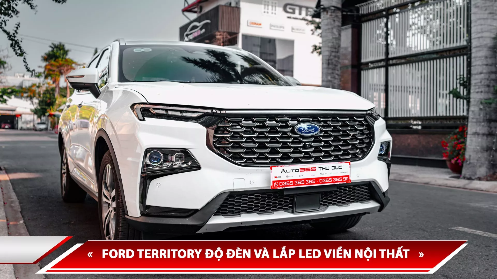 FORD TERRITORY ĐỘ ĐÈN VÀ LẮP LED VIỀN NỘI THẤT 