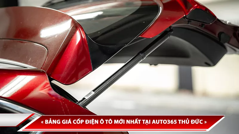 BẢNG GIÁ CỐP ĐIỆN Ô TÔ MỚI NHẤT TẠI AUTO365 THỦ ĐỨC
