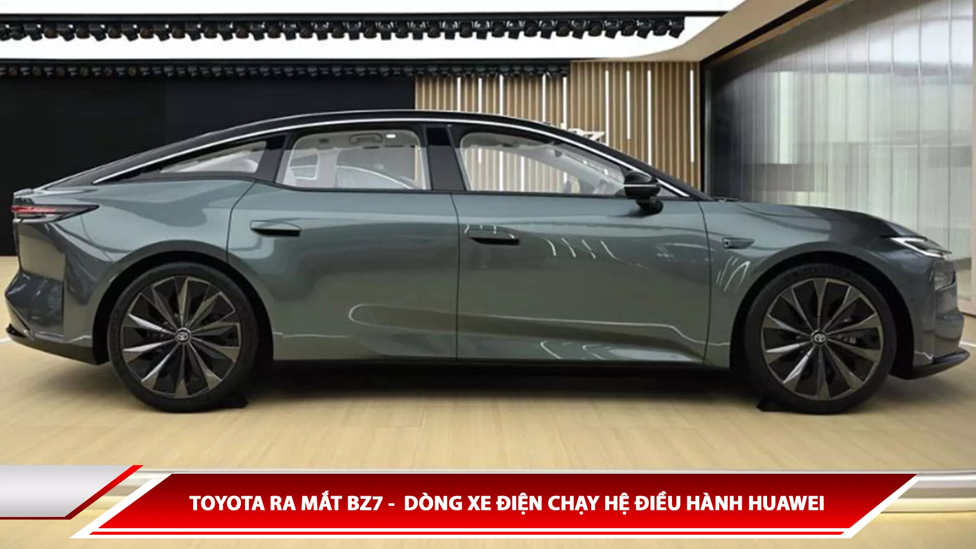 Toyota ra mắt BZ7 - Dòng xe điện chạy hệ điều hành Huawei
