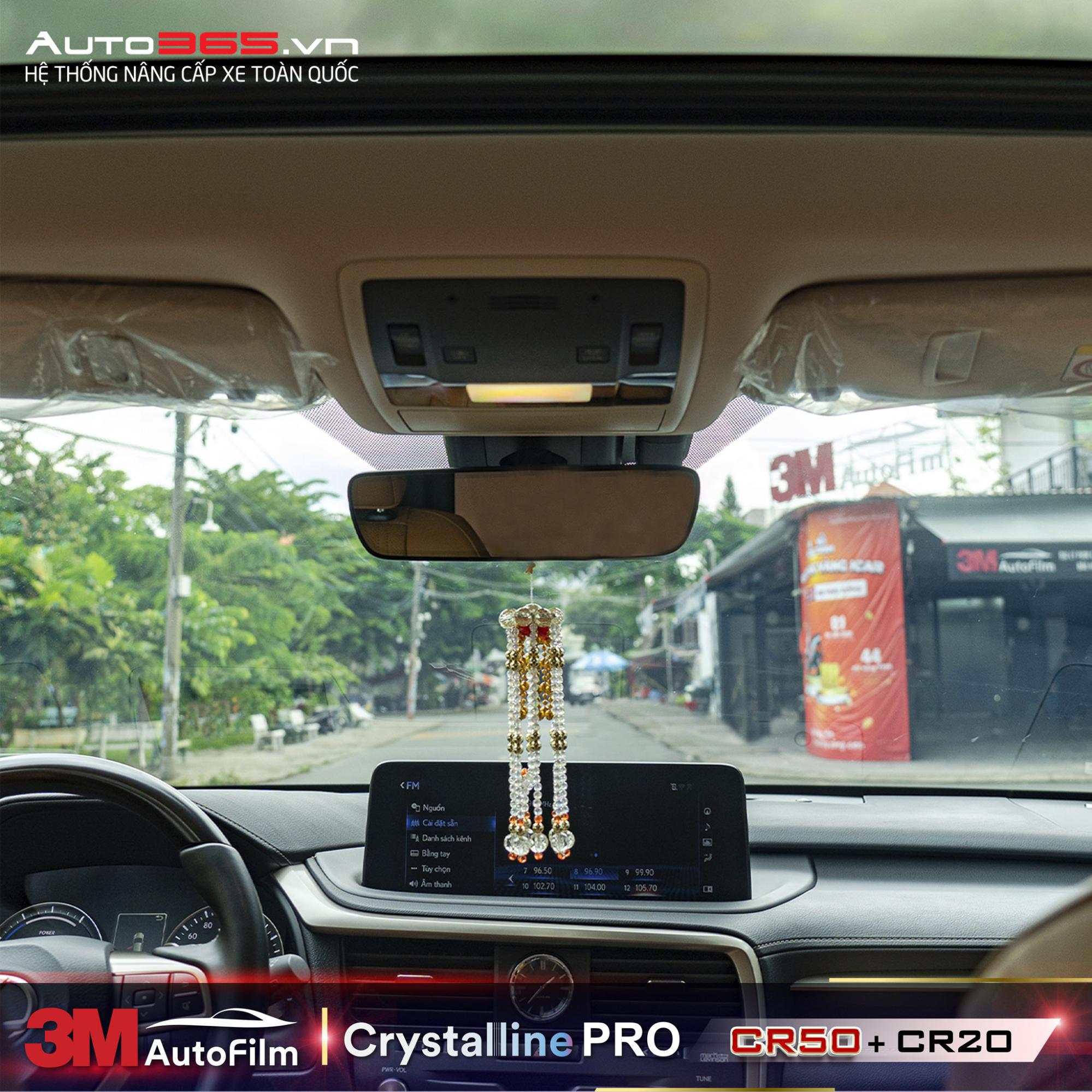 LEXUS RX450 dán phim cách nhiệt 3M Crystalline Pro - kính lái CR50 