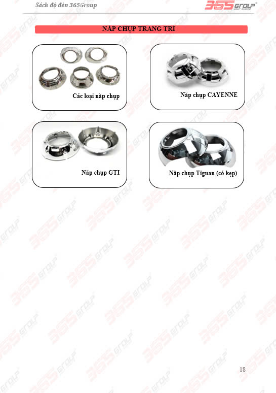 nắp chụp trang trí