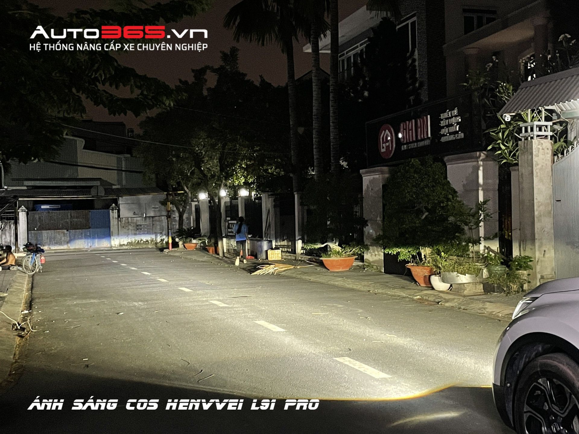 Ánh sáng cos Henvvei L91 Pro ở mức vừa phải