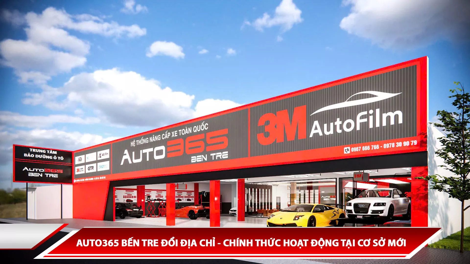 AUTO365 BẾN TRE ĐỔI ĐỊA CHỈ - CHÍNH THỨC HOẠT ĐỘNG TẠI CƠ SỞ MỚI