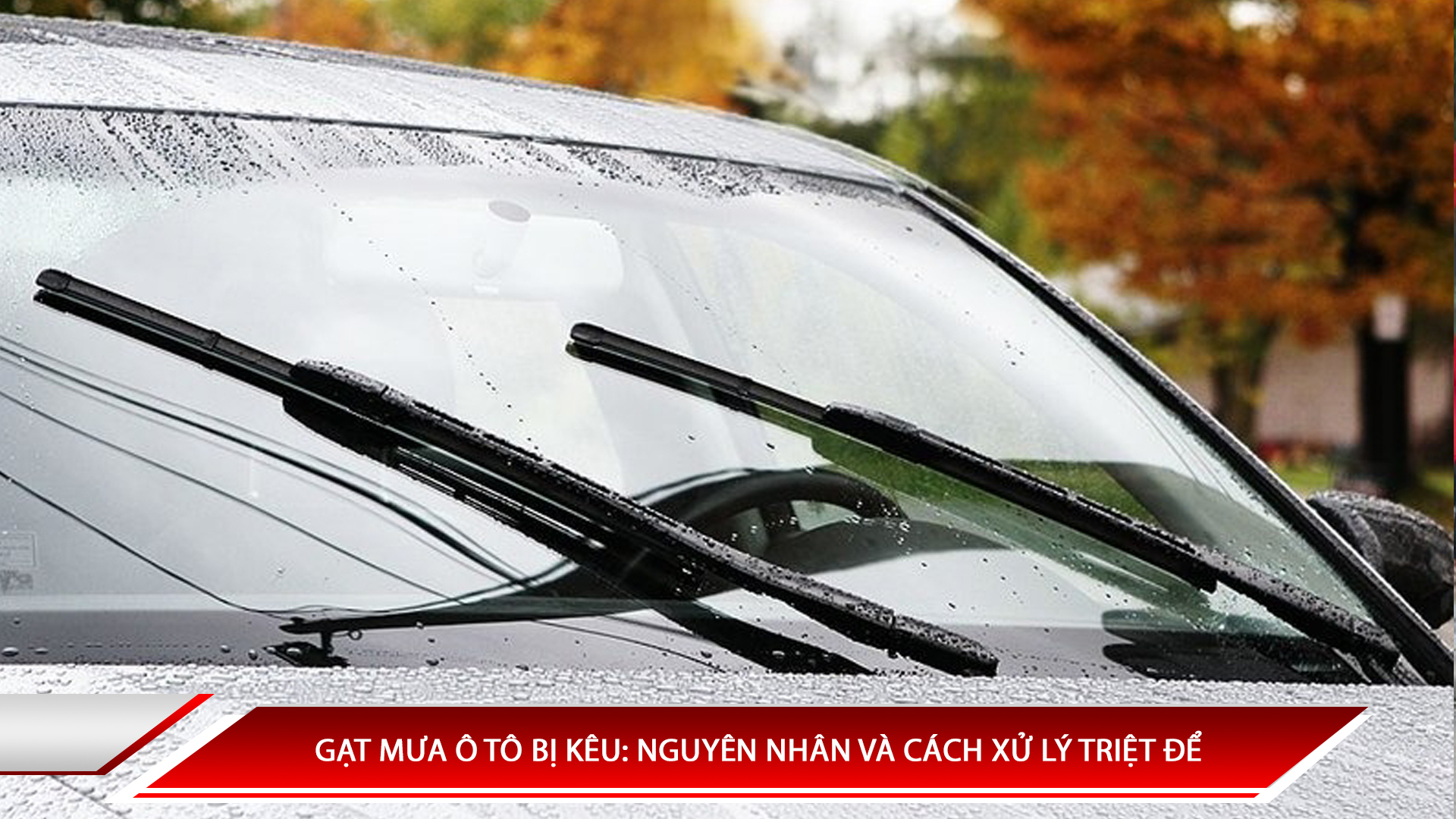 GẠT MƯA Ô TÔ BỊ KÊU: NGUYÊN NHÂN VÀ CÁCH XỬ LÝ TRIỆT ĐỂ