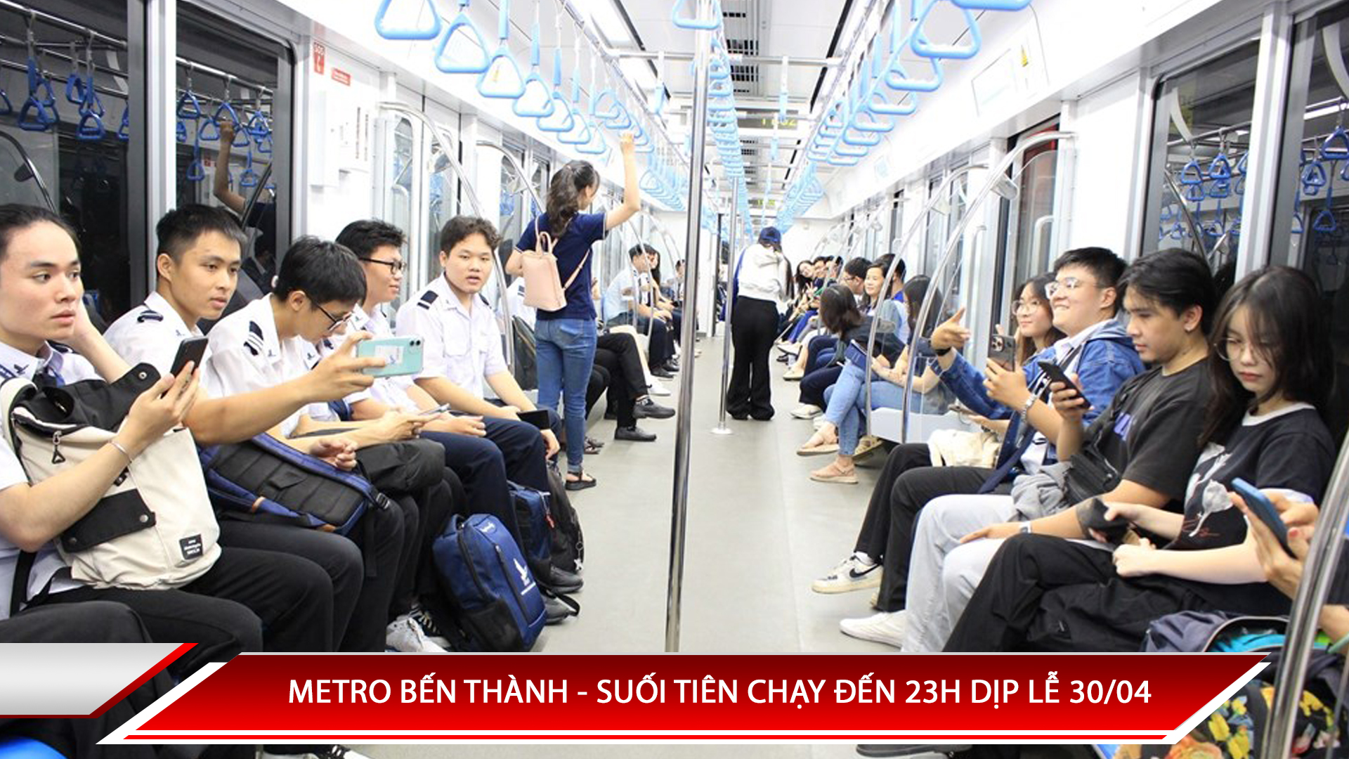 Metro Bến Thành -Suối Tiên chạy đến 23h dịp lễ 30/04