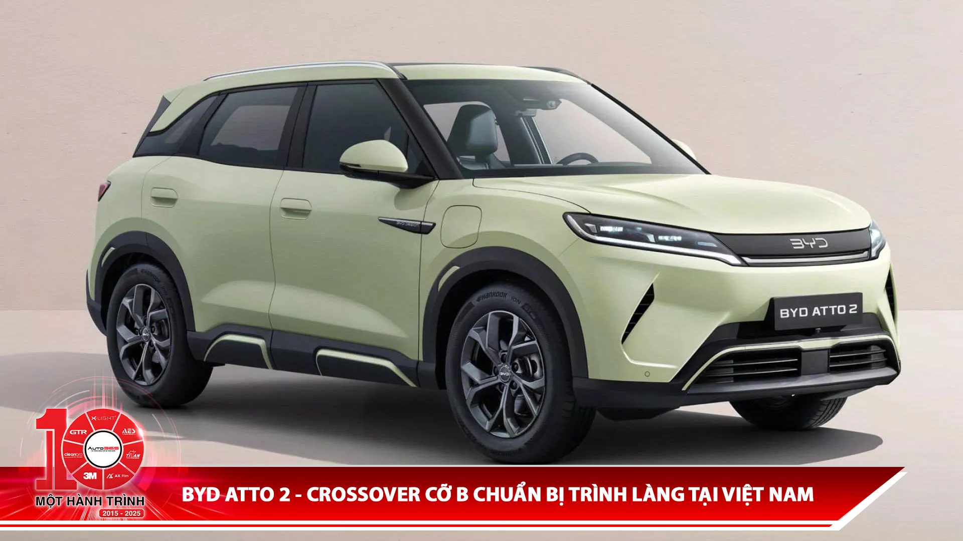 BYD Atto 2 0 - Crossover cỡ B chuẩn bị trình làng tại Việt Nam