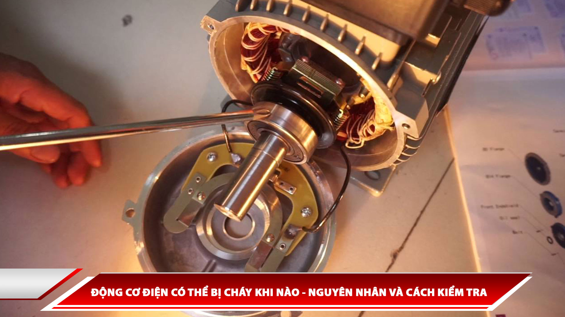 Động cơ điện có thể bị cháy khi nào - nguyên nhân và cách kiểm tra