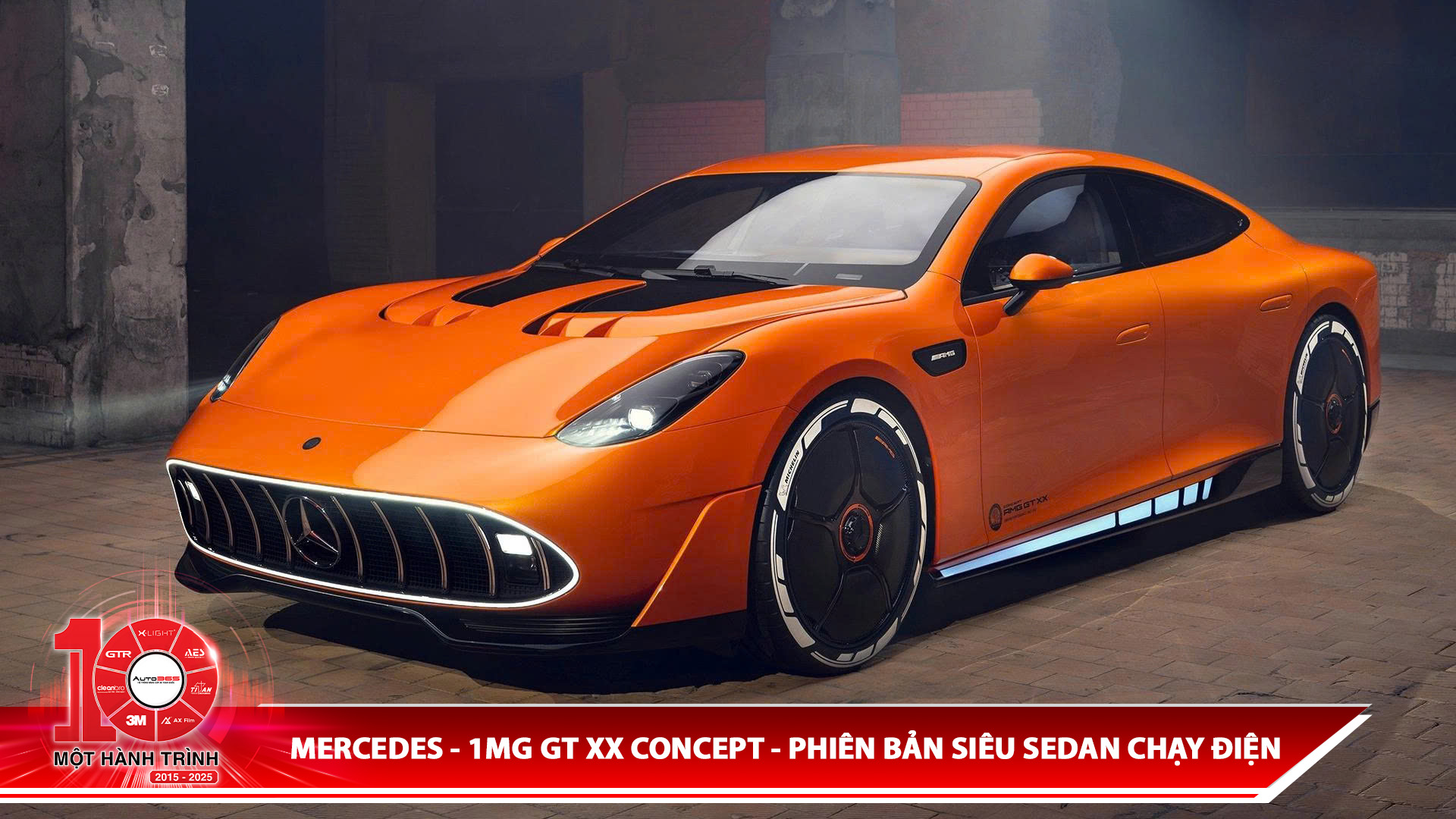 Mercedes-MG GT XX Concept - phiên bản siêu sedan chạy điện