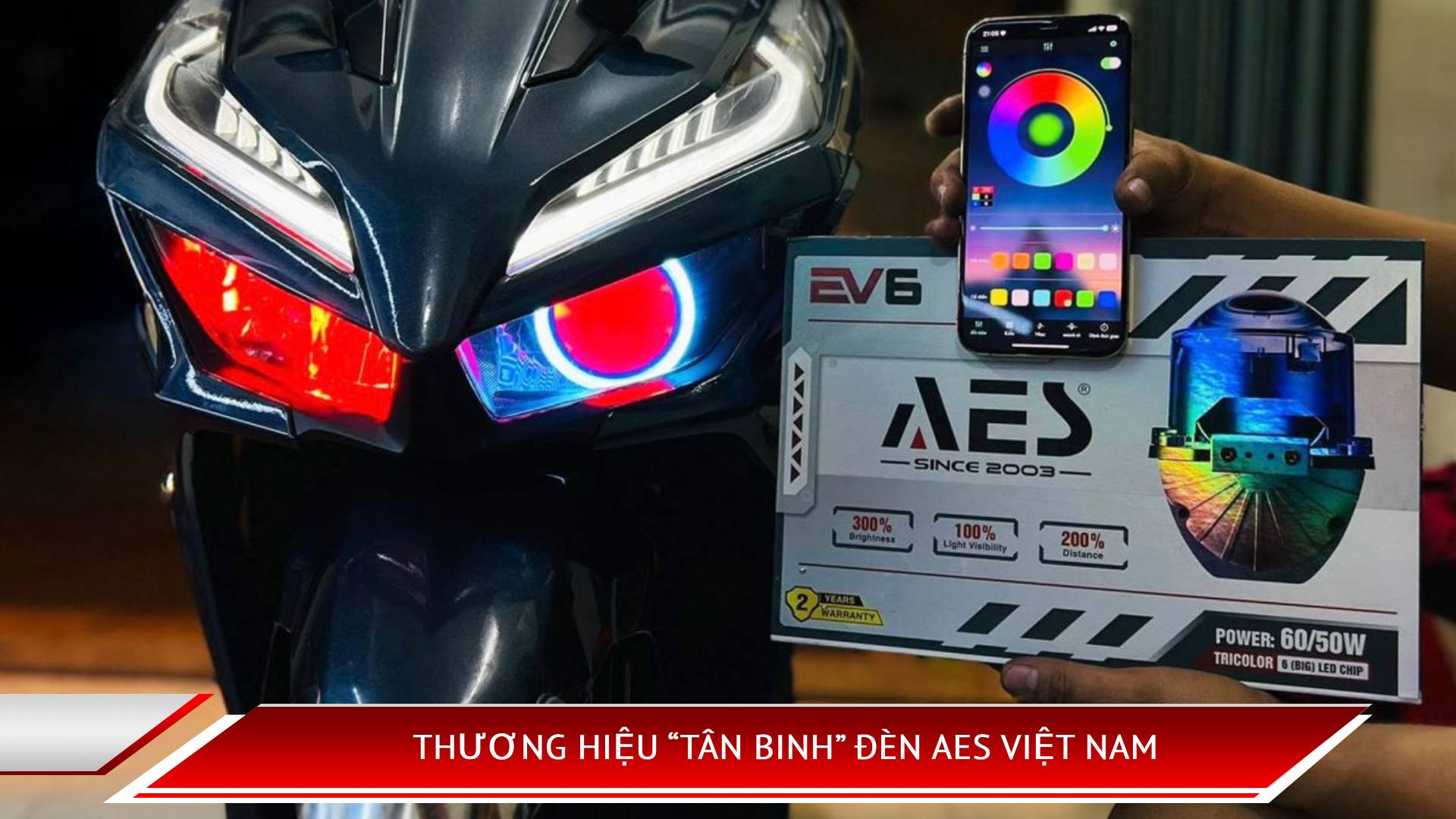 Thương hiệu “Tân Binh” đèn AES Việt Nam