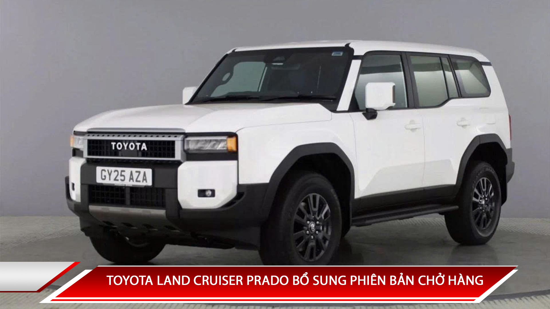 Toyota Land Cruiser Prado bổ sung phiên bản chở hàng