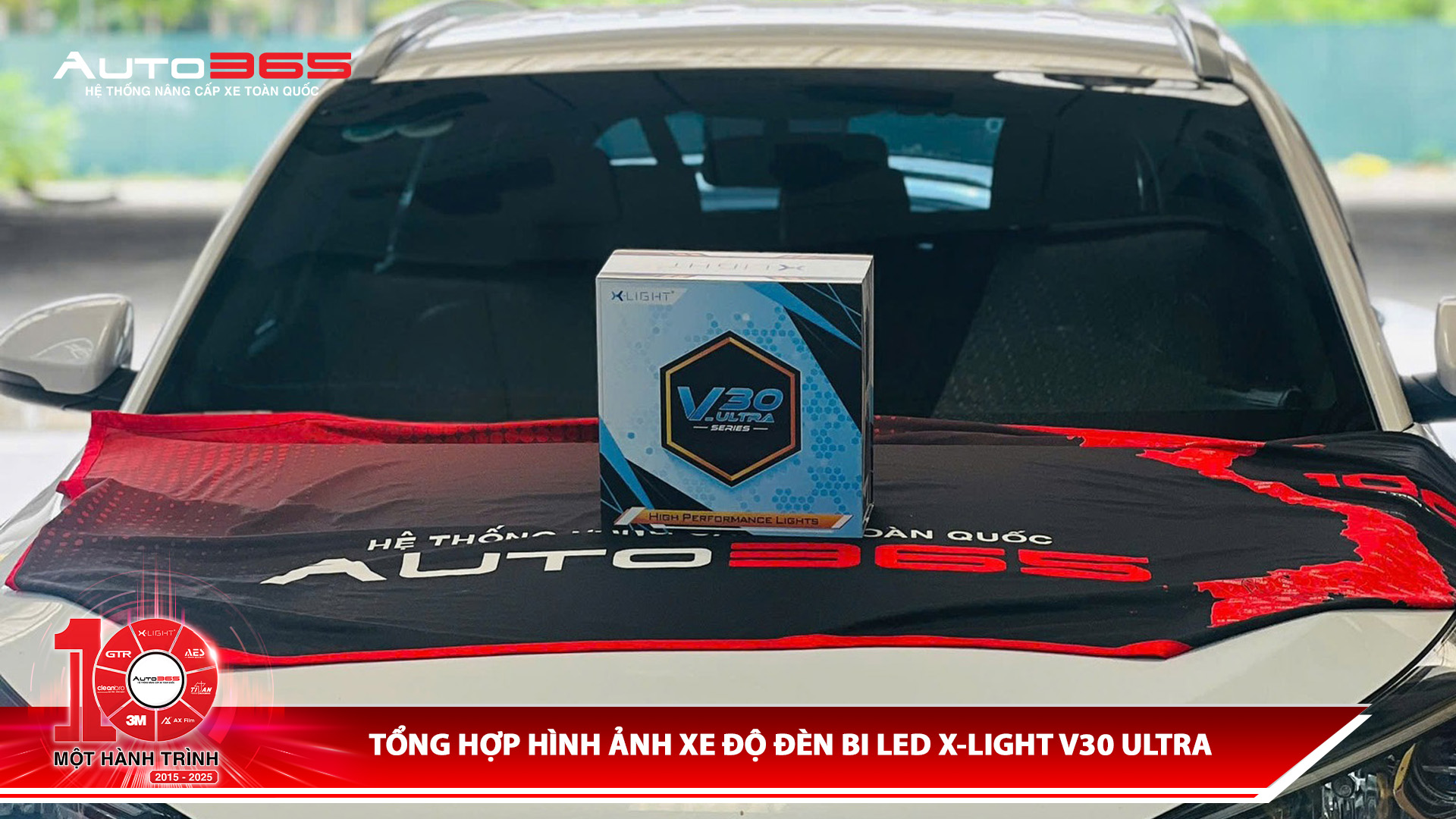 Tổng hợp hình ảnh xe độ đèn Bi LED X-Light V30 Ultra