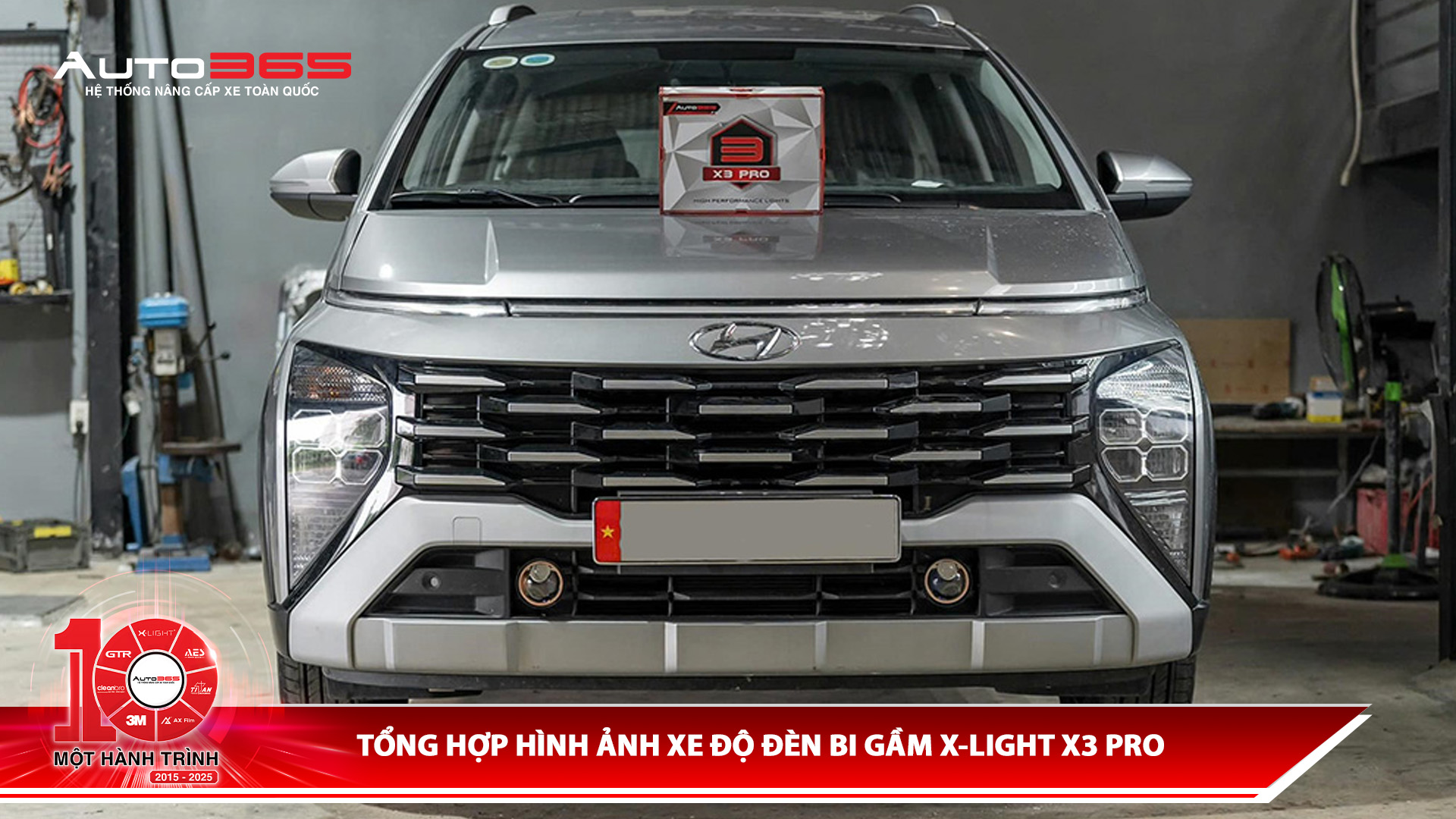 Tổng hợp hình ảnh xe độ đèn bi gầm X-Light X3 Pro