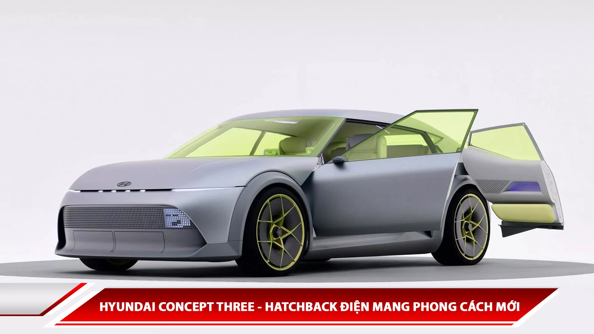 Hyundai Concept Three - Hatchback điện mang phong cách mới