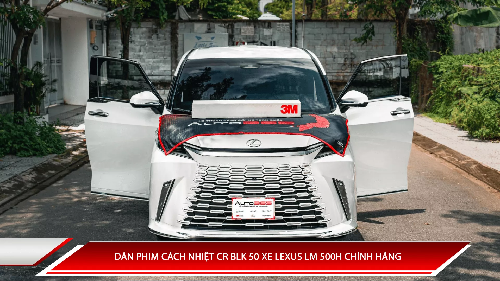 Lexus LM 500H dán phim cách nhiệt CR BLK 50 chính hãng