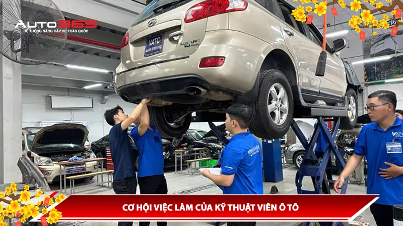 CƠ HỘI VIỆC LÀM CỦA KỸ THUẬT VIÊN Ô TÔ - NHỮNG NHU CẦU VÀ THÁCH THỨC
