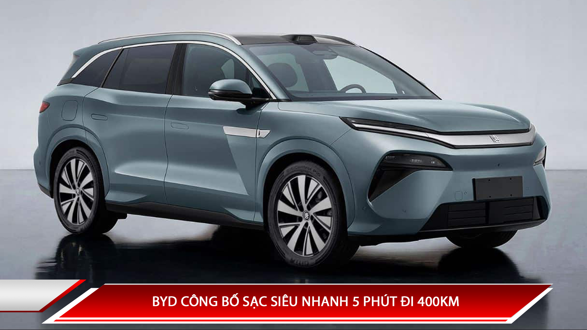 BYD CÔNG BỐ SẠC SIÊU NHANH 5 PHÚT ĐI 400KM