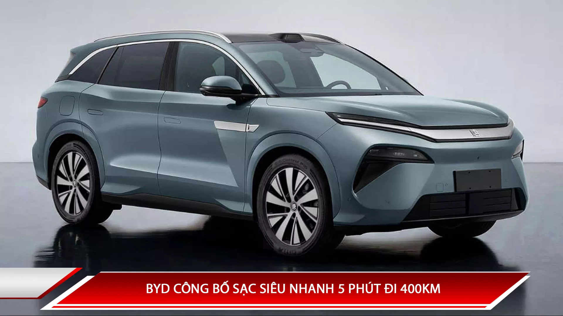 BYD CÔNG BỐ SẠC SIÊU NHANH 5 PHÚT ĐI 400KM