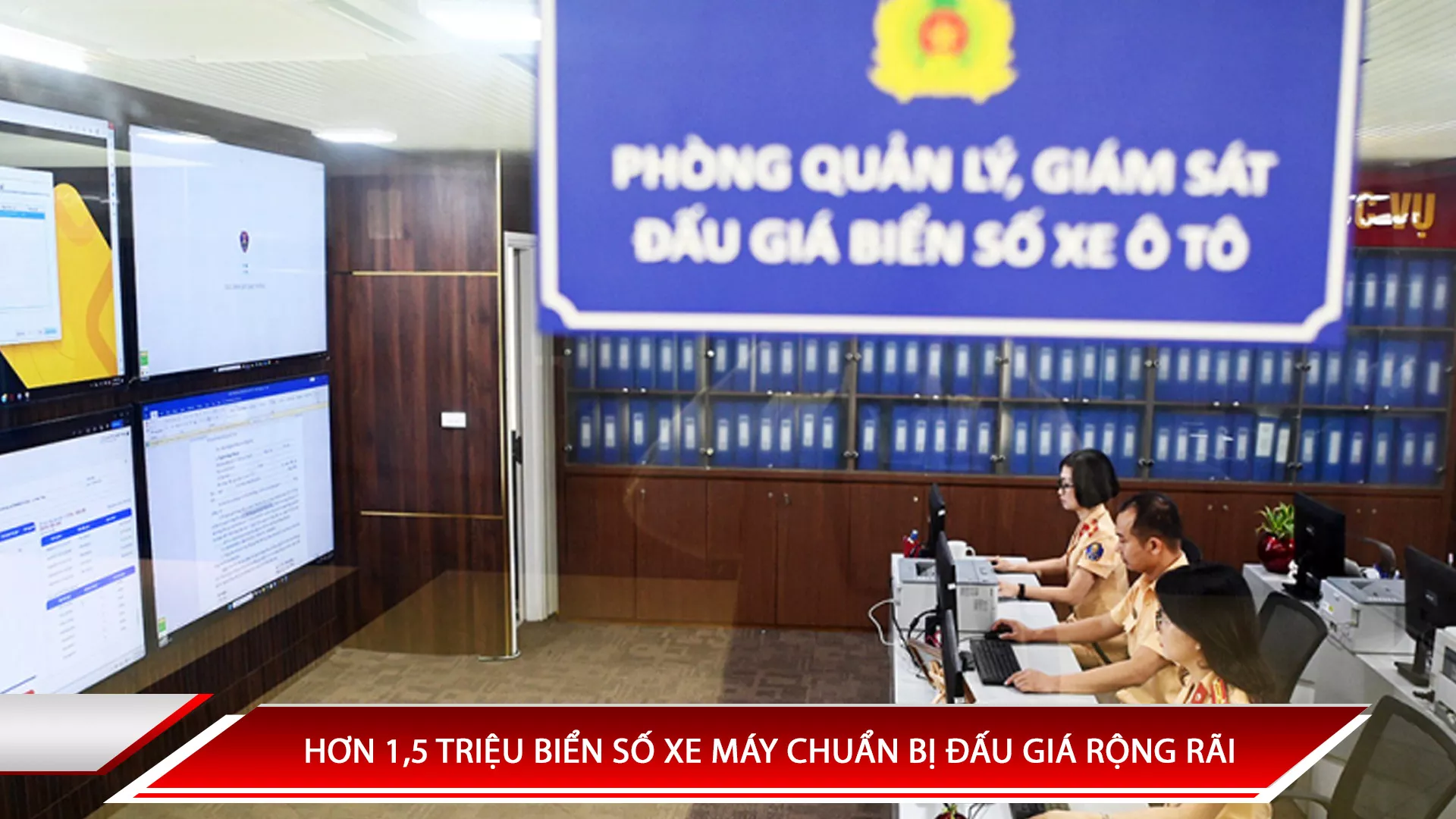 HƠN 1,5 TRIỆU BIỂN SỐ XE MÁY CHUẨN BỊ ĐẤU GIÁ RỘNG RÃI