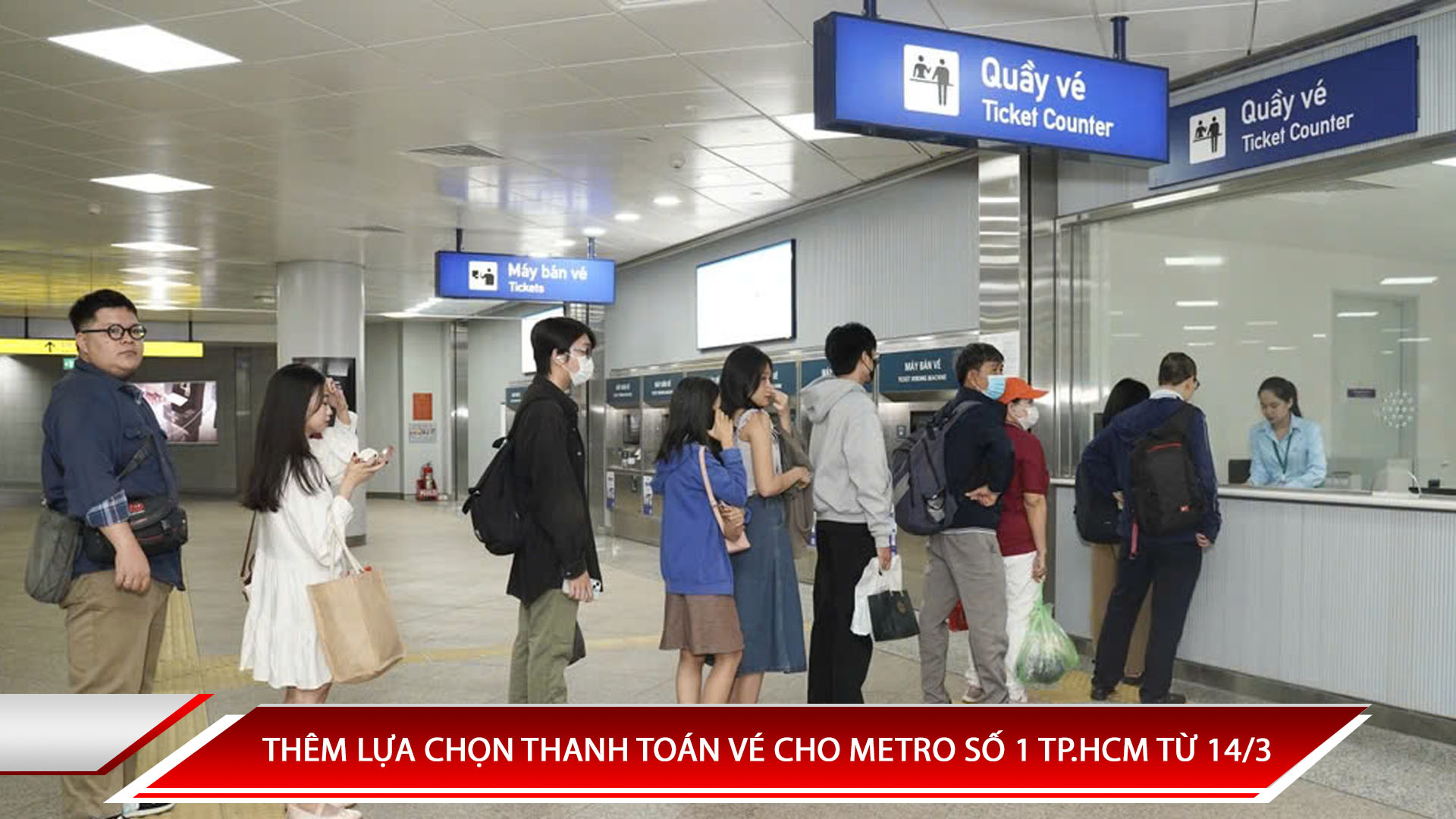 THÊM LỰA CHỌN THANH TOÁN VÉ CHO METRO SỐ 1 TP.HCM TỪ 14/3