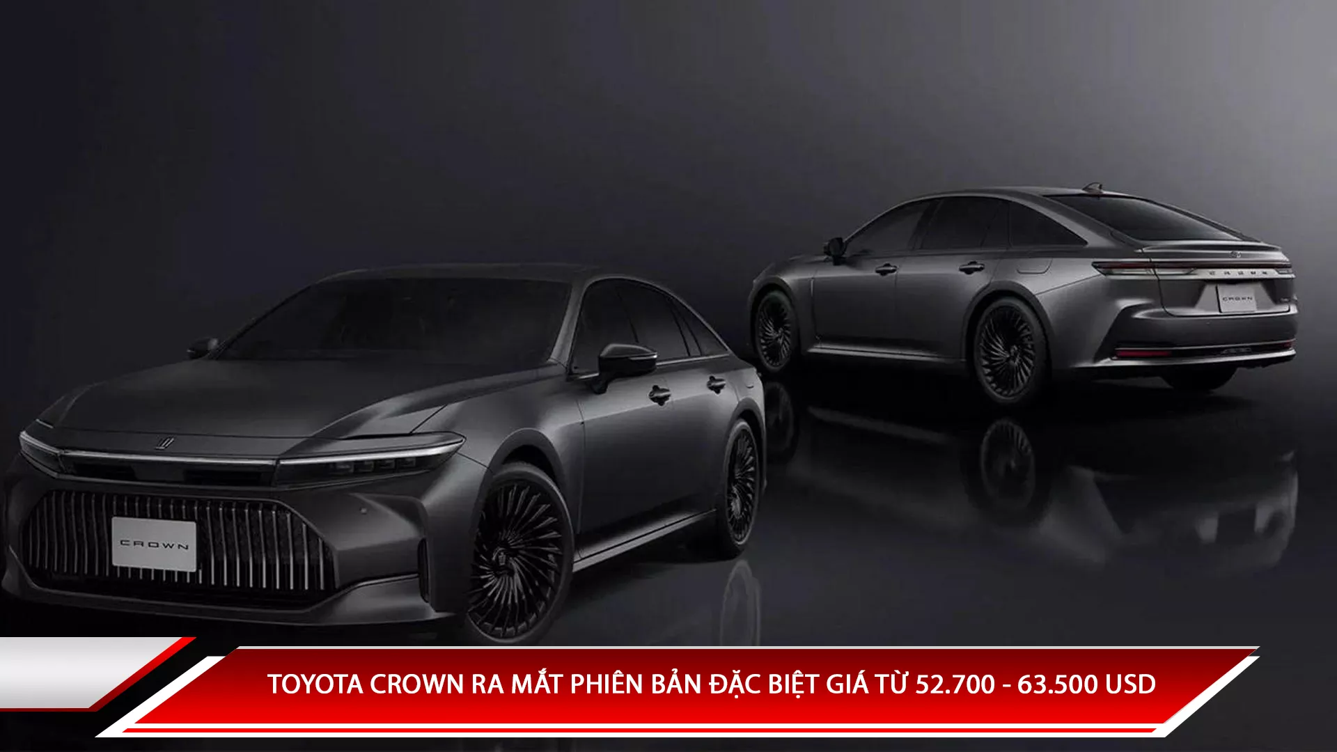 Toyota Crown ra mắt phiên bản đặc biệt giá từ 52.700 - 63.500 USD