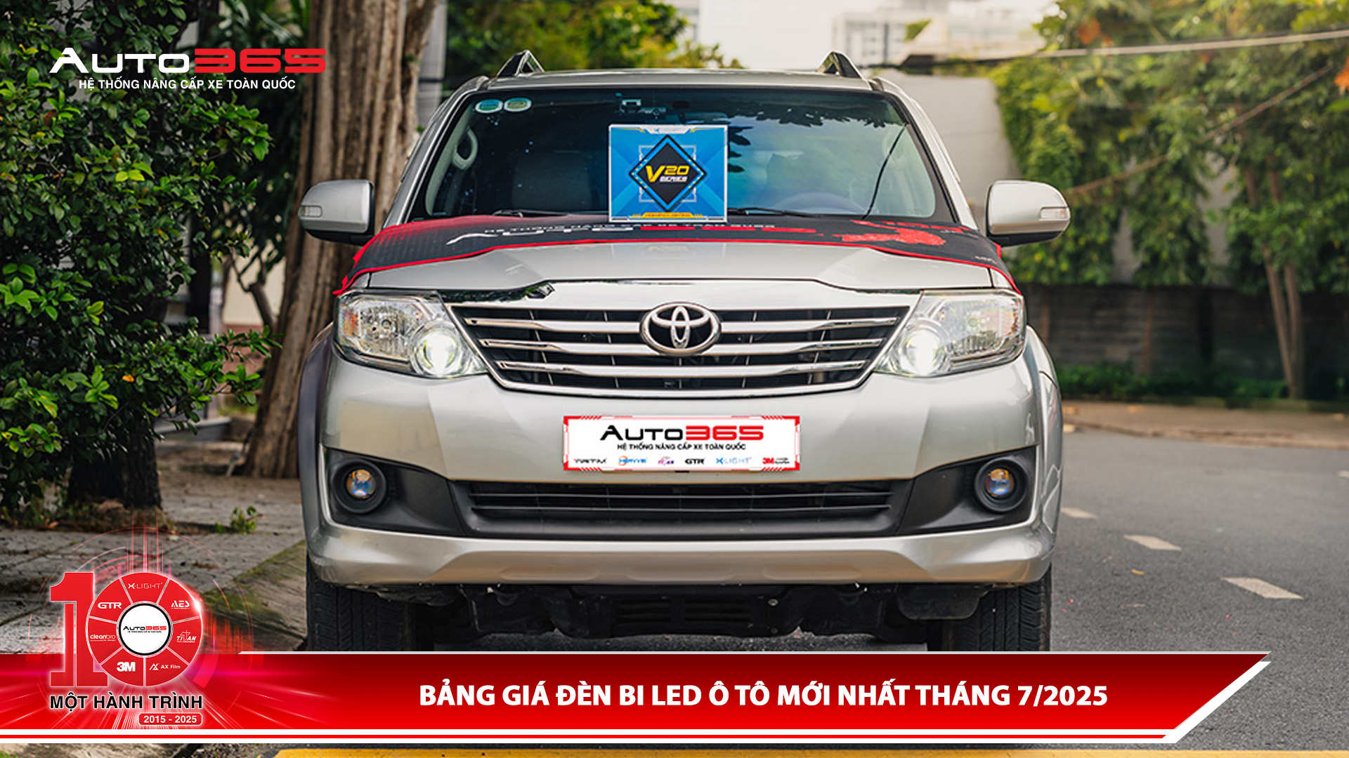 Bảng giá độ đèn bi Led ô tô tháng 7/2025