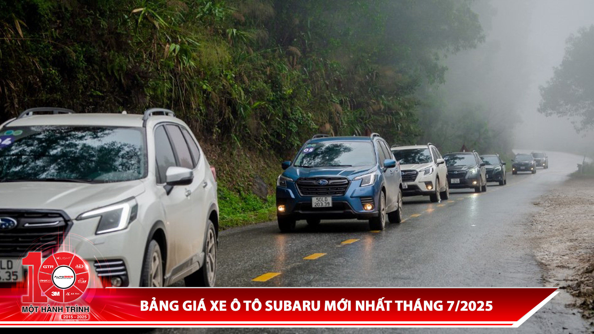 Bảng giá xe ô tô Subaru mới nhất tháng 7/2025