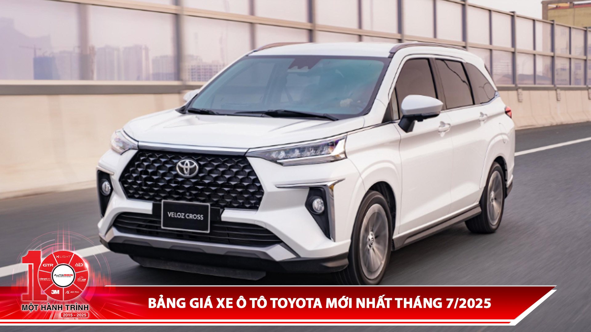 Bảng giá xe Toyota mới nhất tháng 7/2025